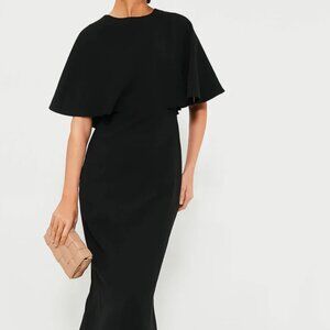 Black Cape Leah Dress